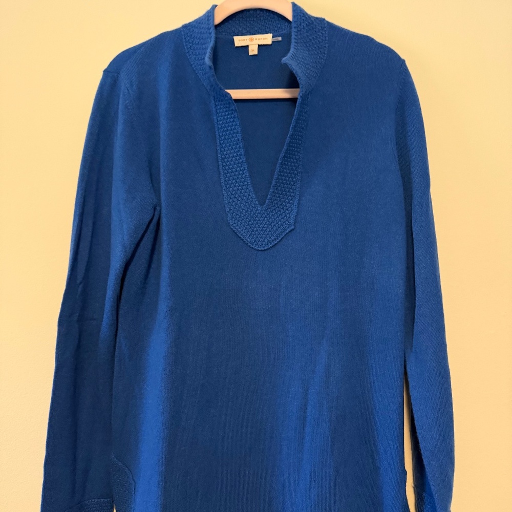 Tory Burch Cashmere Tunic Sweater XL